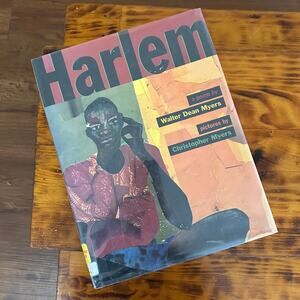 Vintage 1997 Harlem Hardcover Poetry Book